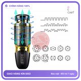 Máy rung nhấp chuyển động đẩy tới và lui Cho Nam 10 Chế Độ Xoay Thụt chính hãng - 10 chế độ rung, sạc USB, rung nhấp chuyển động đẩy tới và lui tự động - giao hàng che tên kín đáo