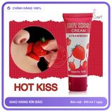 Gel Bôi Trơn Hotkiss Strawberry Flavor Lubricant Hương Dâu chính hãng - gốc nước không dính rít, dung tích 50ml, dịu nhẹ an toàn - giao hàng che tên kín đáo