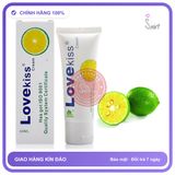 Gel Bôi Trơn Love Kiss Tuýp 50ml Hương Chanh chính hãng - gốc nước không dính rít, dung tích 50ml, dịu nhẹ an toàn - giao hàng che tên kín đáo