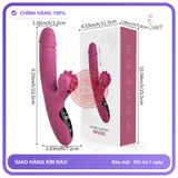 Dương Vật Giả Yeain Wheel rung nhấp chuyển động đẩy tới và lui Liếm 9 Chế Độ Rung chính hãng - sạc USB, rung nhấp chuyển động đẩy tới và lui tự động, silicone mềm mại - giao hàng che tên kín