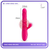 Dương Vật Giả rung nhấp chuyển động đẩy tới và lui Và Liếm Esther chính hãng - 7 chế độ rung, sạc USB, rung nhấp chuyển động đẩy tới và lui tự động - giao hàng che tên kín đáo