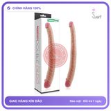 Dương Vật Giả 2 Đầu Silicone Lovetoy Double Dildo chính hãng - sạc USB, silicone cao cấp, chất liệu an toàn cho da - giao hàng che tên kín đáo