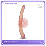 Dương Vật Giả 2 Đầu Silicone Lovetoy Double Dildo chính hãng - sạc USB, silicone cao cấp, chất liệu an toàn cho da - giao hàng che tên kín đáo