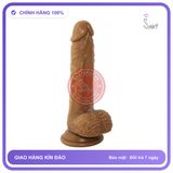 Dương Vật Giả Realistic Dildo 7inch Không Rung Màu chính hãng - sạc USB, đế hít tường, silicone mềm mại - giao hàng che tên kín đáo