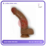Dương Vật Giả Realistic Dildo 7inch Không Rung Màu chính hãng - sạc USB, đế hít tường, silicone mềm mại - giao hàng che tên kín đáo