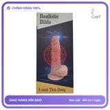 Dương Vật Giả Realistic Dildo 6 Inch Thin Dong chính hãng - sạc USB, silicone mềm mại, chất liệu an toàn cho da - giao hàng che tên kín đáo