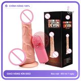 Dương Vật Giả Mini Devin 5.9 Rung Cực Đỉnh chính hãng - 20 chế độ rung, chất liệu an toàn cho da, dễ vệ sinh - giao hàng che tên kín đáo