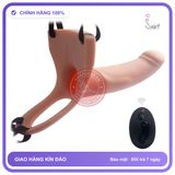 Dương Vật Giả Dây Đeo Rỗng Có Rung Điều Curved Dong USA chính hãng - 10 chế độ rung, sạc USB, điều khiển từ xa - giao hàng che tên kín đáo