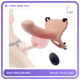 Dương Vật Giả Dây Đeo Rỗng Có Rung Điều Curved Dong USA chính hãng - 10 chế độ rung, sạc USB, điều khiển từ xa - giao hàng che tên kín đáo
