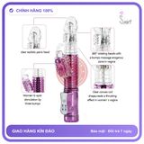 Dương Vật Giả rung nhấp chuyển động đẩy tới và lui Cầm Tay Dành Cho Nữ chính hãng - sạc usb, rung nhấp chuyển động đẩy tới và lui tự động, silicone mềm mại - giao hàng che tên kín đáo