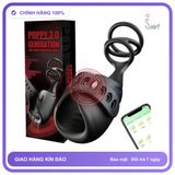 Vòng Rung Poppy 3.0 Thế Hệ Mới Cực Phê chính hãng - sạc USB, điều khiển từ xa, silicone y tế - giao hàng che tên kín đáo