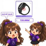 Vòng Rung Tinh Hoàn Sự kết Hợp Hoàn Hảo chính hãng - 10 chế độ rung, sạc USB, điều khiển qua app - giao hàng che tên kín đáo