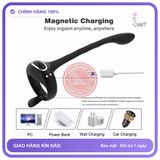 Vòng Rung Dương Vật Kèm Kích Thích Hậu Môn chính hãng - 9 chế độ rung, sạc USB, điều khiển từ xa - giao hàng che tên kín đáo