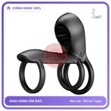 Vòng Rung Đeo Dương Vật Prettylove Sling chính hãng - 12 chế độ rung, silicone mềm mại, chất liệu an toàn cho da - giao hàng che tên kín đáo