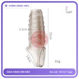 Bao Cao Su Đôn Dên Khúc Giữa Có Quai Deo Chống Tuột chính hãng - hỗ trợ kéo dài, ôm sát cảm giác thật, chất liệu latex an toàn - giao hàng che tên kín đáo