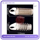 Bao Cao Su Đôn Dên Khúc Giữa Có Quai Deo Chống Tuột chính hãng - hỗ trợ kéo dài, ôm sát cảm giác thật, chất liệu latex an toàn - giao hàng che tên kín đáo