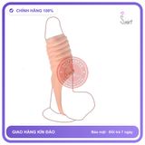 Bao Cao Su Đôn Dên Khúc Giữa Có Quai Deo Chống Tuột chính hãng - hỗ trợ kéo dài, ôm sát cảm giác thật, chất liệu latex an toàn - giao hàng che tên kín đáo