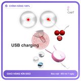 Máy Massage Ngực Điều Khiển Từ Xa 10 Chế chính hãng - 10 chế độ rung, sạc usb, silicone mềm - giao hàng che tên kín đáo