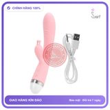 Chày Rung Lilo 10 Chế Độ Rung Cực Phê chính hãng - sạc usb, silicone mềm mại, chất liệu an toàn cho da - giao hàng che tên kín đáo