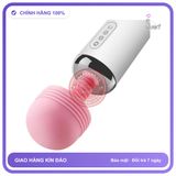 Máy Massage Âm Đạo 3 Trong 1 Rung Liếm chính hãng - 12 chế độ rung, sạc usb, có sưởi ấm - giao hàng che tên kín đáo