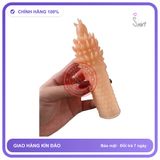 Bao Cao Su Đôn Dên Gai Silicon Siêu Mềm Cao Cấp chính hãng - có gai nổi, hộp 1 cái, ôm sát cảm giác thật - giao hàng che tên kín đáo