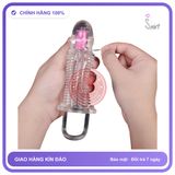 Bao Cao Su Đôn Dên Gai Rung Đầu Có chính hãng - có gai nổi, ôm sát cảm giác thật, chất liệu latex an toàn - giao hàng che tên kín đáo