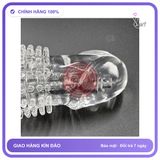 Bao Cao Su Đôn Dên Gai Rung Đầu Có chính hãng - có gai nổi, ôm sát cảm giác thật, chất liệu latex an toàn - giao hàng che tên kín đáo
