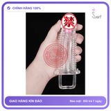 Bao Cao Su Đôn Dên Gai Rung Đầu Có chính hãng - có gai nổi, ôm sát cảm giác thật, chất liệu latex an toàn - giao hàng che tên kín đáo