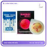Bao Cao Su Rhino Gold Size Nhỏ 49mm Kèm chính hãng - ôm sát cảm giác thật, chất liệu latex an toàn, hàng nhập khẩu - giao hàng che tên kín đáo