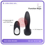 Dụng Cụ Kích Thích Hậu Môn Có Rung Điều chính hãng - điều khiển từ xa, silicone y tế, chất liệu an toàn cho da - giao hàng che tên kín đáo