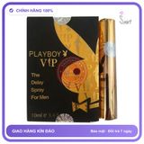 Chai Xịt UK Playboy Vip - Kéo Dài Thời Gian - 10ml chính hãng - thấm nhanh không nhờn rít, dùng trước khi quan hệ, nhỏ gọn dễ mang theo - giao hàng che tên kín đáo