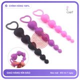 Chuỗi Hạt Trái Tim Kích Thích Hậu Môn Sướng Phê Tê Tái chính hãng - sạc USB, silicone cao cấp, chất liệu an toàn cho da - giao hàng che tên kín đáo