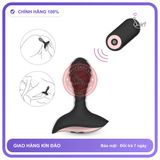 Dụng Cụ Kích Thích Hậu Môn Điều Khiển Từ chính hãng - 10 chế độ rung, sạc USB, silicone mềm mại - giao hàng che tên kín đáo