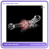 Dương Vật Giả Cầm Tay Bằng Thủy Tinh Hai chính hãng - silicone mềm mại, chất liệu an toàn cho da, dễ vệ sinh - giao hàng che tên kín đáo