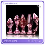 Phích Cắm Hậu Môn Bằng Thủy Tinh Siêu Cute chính hãng - silicone mềm mại, chất liệu an toàn cho da, dễ vệ sinh - giao hàng che tên kín đáo