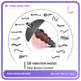 Máy Rung Hậu Môn Dạng Hạt Cầm Tay 16 Chế Độ chính hãng - 16 chế độ rung, chống nước, silicone mềm mại - giao hàng che tên kín đáo