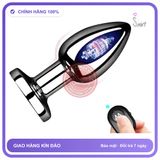 Phích Cắm Hậu Môn Kim Loại Điều Khiển Từ chính hãng - 10 chế độ rung, sạc USB, chất liệu an toàn cho da - giao hàng che tên kín đáo