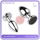 Phích Cắm Hậu Môn Kim Loại Điều Khiển Từ chính hãng - 10 chế độ rung, sạc USB, chất liệu an toàn cho da - giao hàng che tên kín đáo
