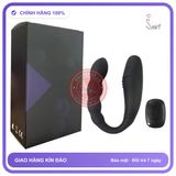 Kích Thích Hậu Môn Điều Khiển Từ Xa Hình Chữ U chính hãng - 10 chế độ rung, silicone y tế, chất liệu an toàn cho da - giao hàng che tên kín đáo