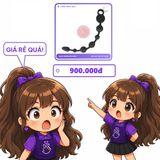 Chuỗi Hạt Có Rung Dài 35cm Dành Cho Hậu Môn chính hãng - 10 chế độ rung, sạc USB, silicone y tế - giao hàng che tên kín đáo