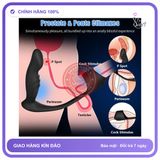Đồ Chơi Kích Thích Hậu Môn Butt Plug Dual Motor Cho Nam chính hãng - 10 chế độ rung, điều khiển từ xa, chống nước - giao hàng che tên kín đáo