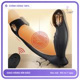 Đồ Chơi Kích Thích Hậu Môn Butt Plug Dual Motor Cho Nam chính hãng - 10 chế độ rung, điều khiển từ xa, chống nước - giao hàng che tên kín đáo
