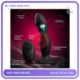 Dụng Cụ Massage Hậu Môn Kích Thích Rung Lắc chính hãng - điều khiển từ xa, đế hít tường, silicone y tế - giao hàng che tên kín đáo