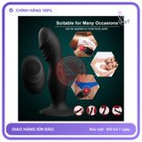 Dụng Cụ Massage Hậu Môn Kích Thích Rung Lắc chính hãng - điều khiển từ xa, đế hít tường, silicone y tế - giao hàng che tên kín đáo