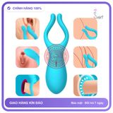 Máy Rung 2 Râu Leten Khiến Bao Cặp Đôi Sung Sướng chính hãng - 3 tốc độ rung, sạc từ tính, chống nước - giao hàng che tên kín đáo