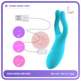 Máy Rung 2 Râu Leten Khiến Bao Cặp Đôi Sung Sướng chính hãng - 3 tốc độ rung, sạc từ tính, chống nước - giao hàng che tên kín đáo