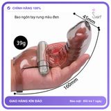 Ngón Tay Rung Kích Thích Điểm G - Trải Nghiệm Cực Đỉnh chính hãng - có hương thơm, ôm sát cảm giác thật, chất liệu latex an toàn - giao hàng che tên kín đáo