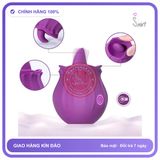 Máy Rung Hoa Hồng Omysky Kích Thích Điểm G Cực Phê chính hãng - sạc USB, rung êm không tiếng động, silicone mềm - giao hàng che tên kín đáo