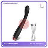 Ngón Tay Móc Cua Với 10 Chế Độ Rung chính hãng - sạc USB, silicone mềm mại, chất liệu an toàn cho da - giao hàng che tên kín đáo