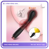 Ngón Tay Móc Cua Với 10 Chế Độ Rung chính hãng - sạc USB, silicone mềm mại, chất liệu an toàn cho da - giao hàng che tên kín đáo